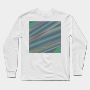 blue grey abstract texture design Long Sleeve T-Shirt